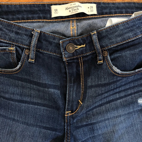 Abercrombie & Fitch Distressed Bootcut Jeans - Picture 8 of 8